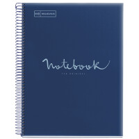 MIQUELRIUS Collegeblock "Notebook EMOTIONS", DIN A4, rot