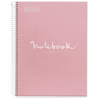 MIQUELRIUS Collegeblock "Notebook EMOTIONS", DIN A4, rot