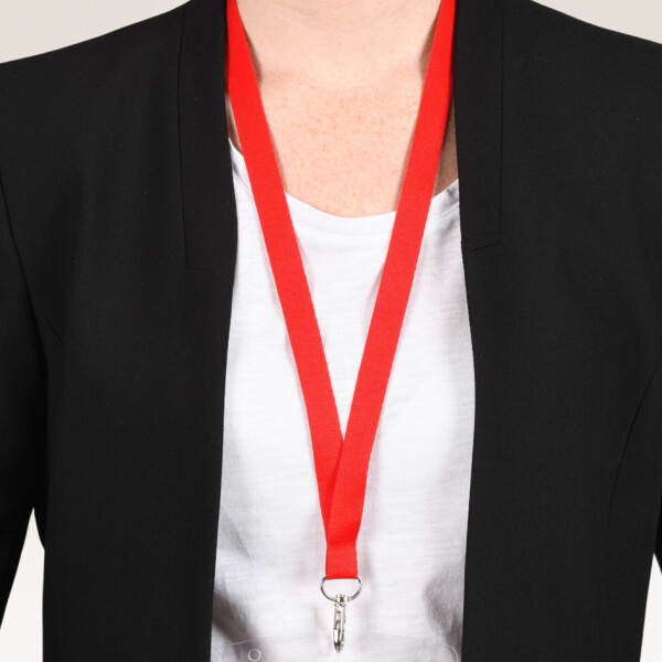 AVERY Textilband Lanyard, aus rPET, 440 x 15 mm, schwarz
