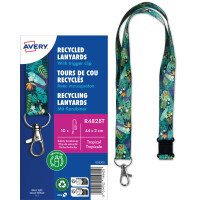 AVERY Textilband Lanyards rPET "floral", 20 x 440 mm