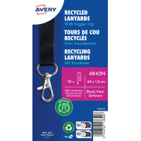 AVERY Textilband Lanyard, aus rPET, 440 x 15 mm, rot