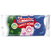 Spontex Schwamm-Set Sweet Home, 3er Pack