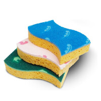 Spontex Schwamm-Set Sweet Home, 3er Pack