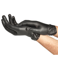 Spontex Vinyl-Handschuh Extra Black, Größe L, schwarz