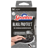 Spontex Nitril-Handschuh Black Protect, Größe...