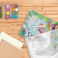 djois Reißverschlusstasche ZIPPER Pastell, DIN A4, PVC