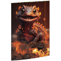 RNK Verlag Zeichnungsmappe "Robo-Drache", Karton, DIN A3