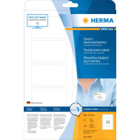 HERMA Textiletiketten ablösbar, 80x50mm,...