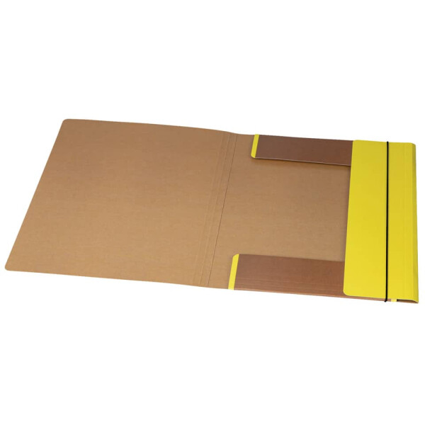 DONAU Gummizugmappe Life, A4, Karton, neongelb 2060001FSC-11