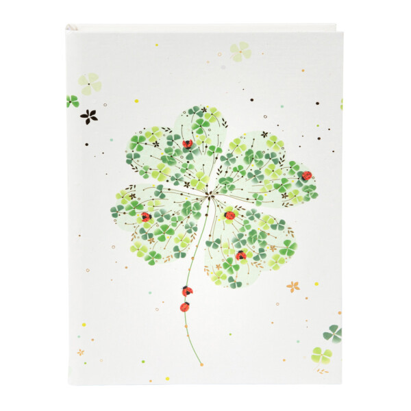 TURNOWSKY Notizbuch Lucky Clover, A5, 200 Seiten, blanko