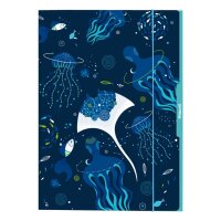 PELIKAN Sammelmappe Wasserwelt, A3, mit Hochglanzeffekt