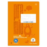 STAUFEN PREMIO Heft LIN2, A4, 32 Blatt, 4mm liniert, orange