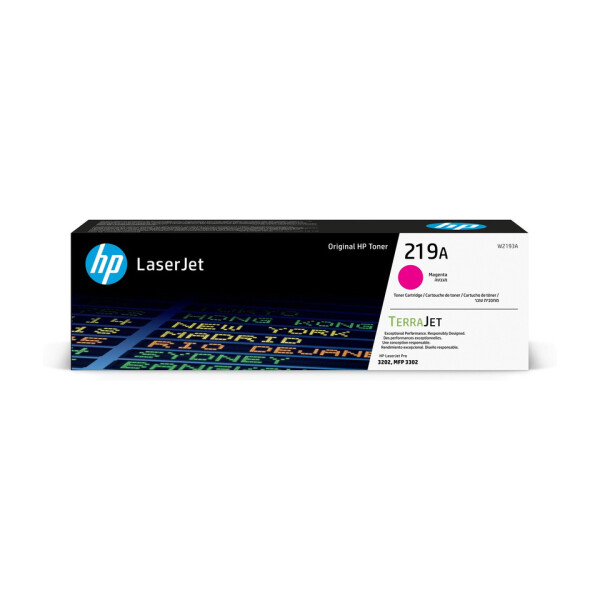 HP Lasertoner Nr. 219A, 1.200 Seiten, magenta W2193A