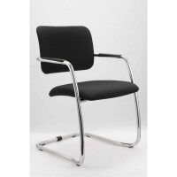 HAMMERBACHER Hammerbacher Besucherstuhl mit Armlehnen, 2...