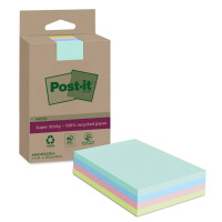 POST-IT Haftnotizblock Super Sticky Recycling Notes,...