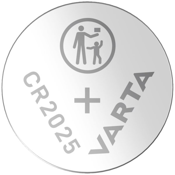 VARTA Knopfzellen-Batterie Lithium CR2025, 4 St&uuml;ck 06025 101 404