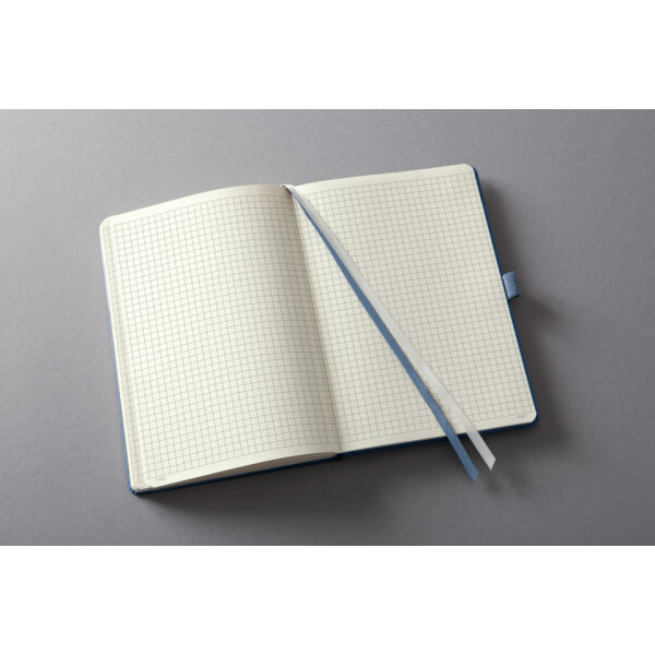 sigel Notizbuch Conceptum, A5, 80g m², Hardcover, kariert, blue metallic CO402