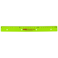 KUM Lineal, 30cm, Plastik, 4-fach gelocht 208.20.29
