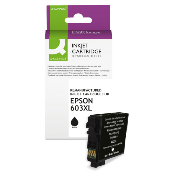 Q-CONNECT Inkjetpatrone ersetzt Epson 603XL, schwarz KF14241