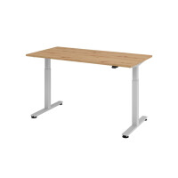HAMMERBACHER Hammerbacher Sitz-Steh-Schreibtisch mit...