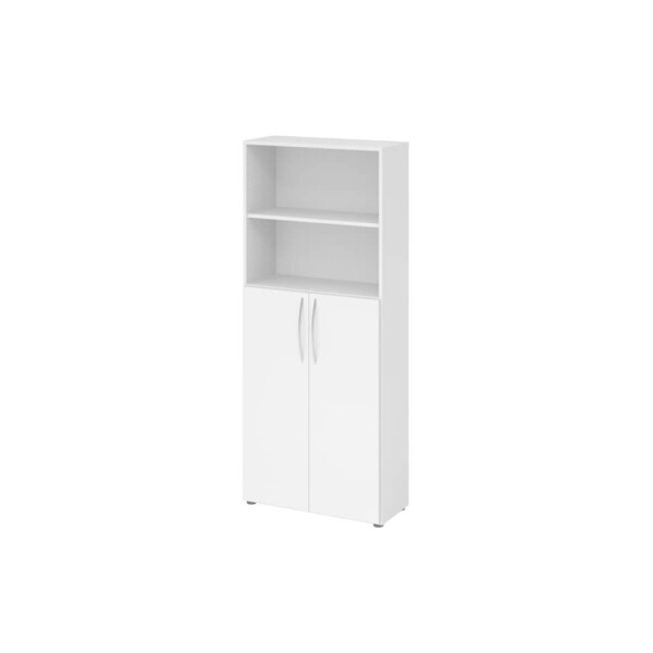 HAMMERBACHER Hammerbacher Regal u. Flügeltürenschrank, 5 OH, Weiß Weiß