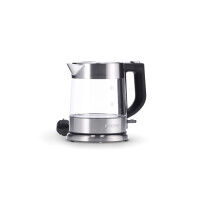SEVERIN Wasserkocher, 1 Liter, Glas Edelstahl