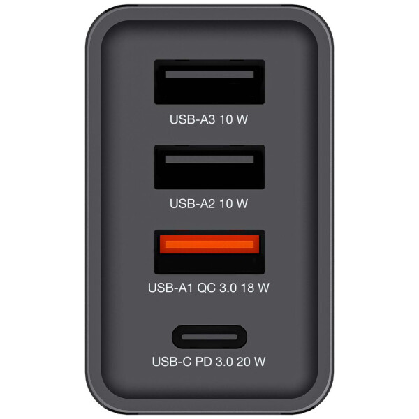 VERBATIM Ladegerät Steckdose, 3x USB-A 1x USB-C, 30 Watt 49700