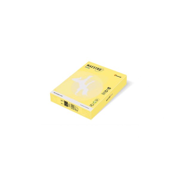 Maestro Kopierpapier, A5, 80g m&sup2;, 500 Blatt, zitronengelb