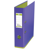 Oxford Ordner myColour, Rückenbreite: 80 mm, weiß violett