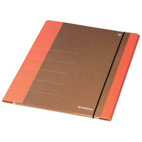 DONAU Gummizugmappe Life, A4, Karton, neonorange 2060001FSC-12