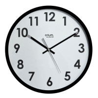 CEP Wanduhr Quarz Naturalis, Ø 30cm, schwarz