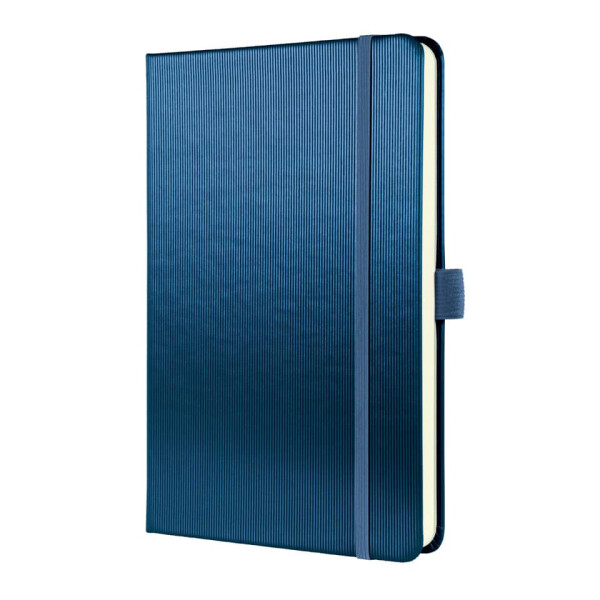 sigel Notizbuch Conceptum, A5, 80g m², Hardcover, liniert, blue metallic