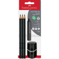 FABER-CASTELL Bleistift-Set Grip 2001, 5-tlg., B,...