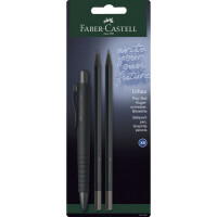 FABER-CASTELL Schreibset Poly Ball Urban, 3-tlg., all black
