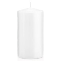 WIEDEMANN Stumpenkerze, 150 x 80 mm, mit ASF, weiß