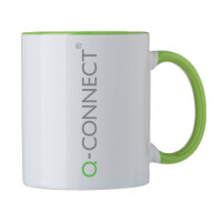 Q-CONNECT Keramiktasse, 0.33L, weiß 41040001