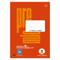 STAUFEN PREMIO Schulblock LIN 22, A4, 50 Blatt, 5 mm...