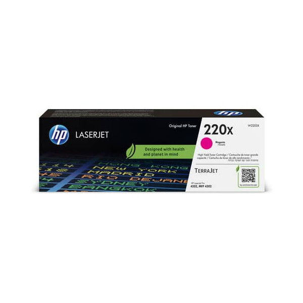 HP Original Tonerkartusche magenta High-Capacity (W2203X,220X,220XM,220XMAGENTA,NO220X,NO220XM,NO220XMAGENTA)