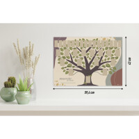 RNK Schmuck-Ahnentafel Illustrierter Baum für 5 Generationen, A2 2813