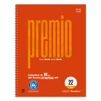 STAUFEN PREMIO Collegeblock LIN 22, A5, 80 Blatt, 5 mm...