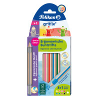 PELIKAN Farbstiftetui griffix, HB, 8+1 Stück,...