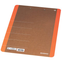 DONAU Klemmbrett Life, A4, Karton, neonorange 2710001FSC-12