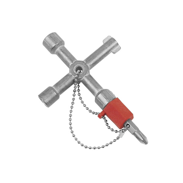 MANNESMANN Mini-Kreuzschl&uuml;ssel mit Kette
