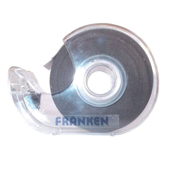 FRANKEN Magnetband selbstklebend, Abroller, 19 x 8000 mm, schwarz MBS19