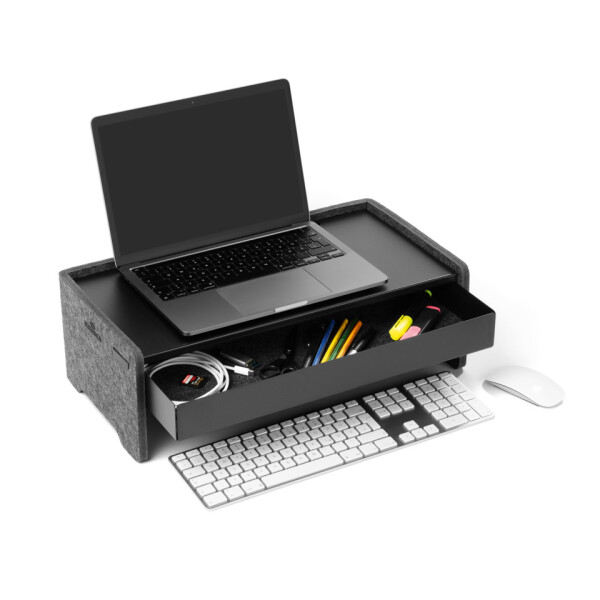 DURABLE Schublade Monitorständer PET-Filz EFFECT anthrazit 5082 01