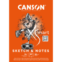 CANSON Zeichenblock Sketch, A4, 50 Blatt, 90 g qm,...