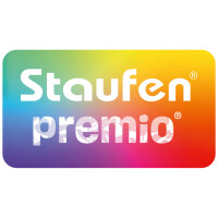 STAUFEN PREMIO Collegeblock Premio, Spiralbindung, 90 g qm, DIN A5, liniert, 80 Blatt 040834021