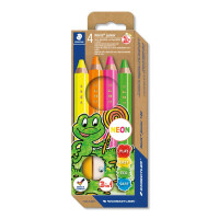 STAEDTLER Farbstifte Noris junior 140, Kartonetui 4...