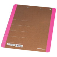 DONAU Klemmbrett Life, A4, Karton, neonpink 2710001FSC-30