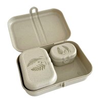 DONAU Brotbox-Set ÖKO, Farn, 3-teilig 2110000-70